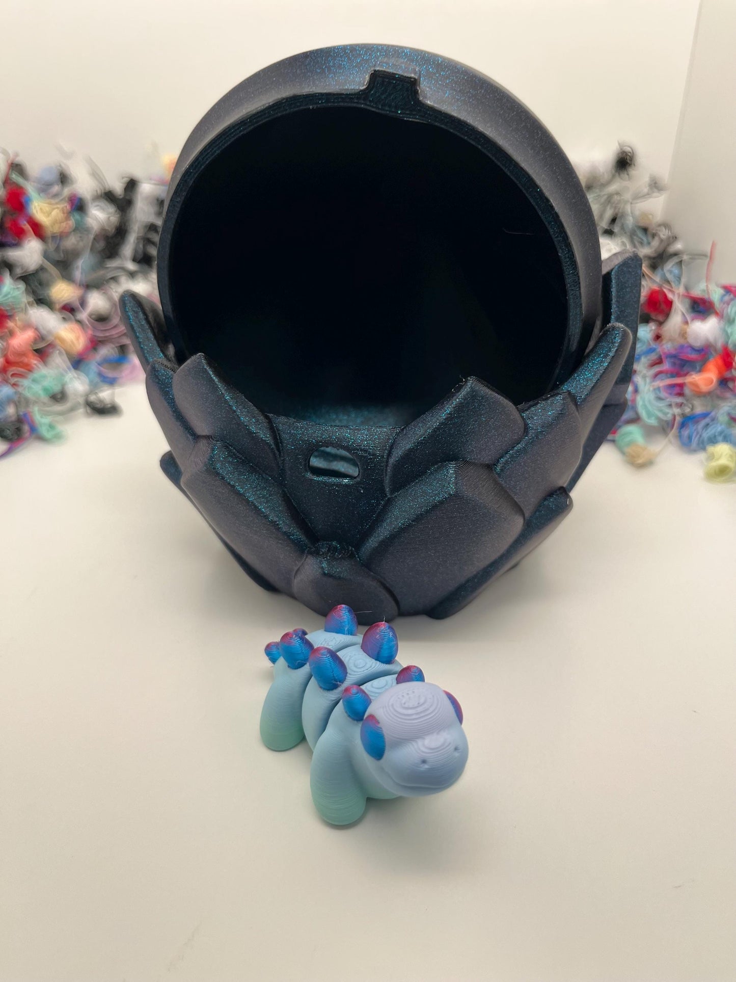 Giant Egg & Flexi Creatures STL – Dragon, Dino, Lizard | 3D Print Egg Set