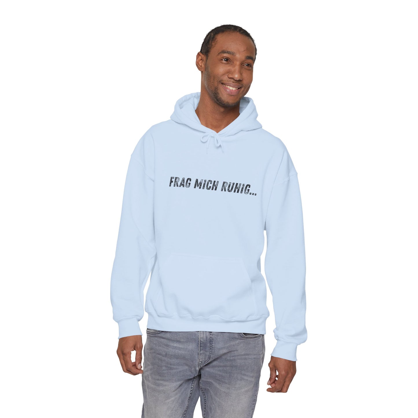 Hoodie Frag mich ruhig aber beschwer dich nicht ueber die Antwort Schwarzer Humor Unisex Pullover