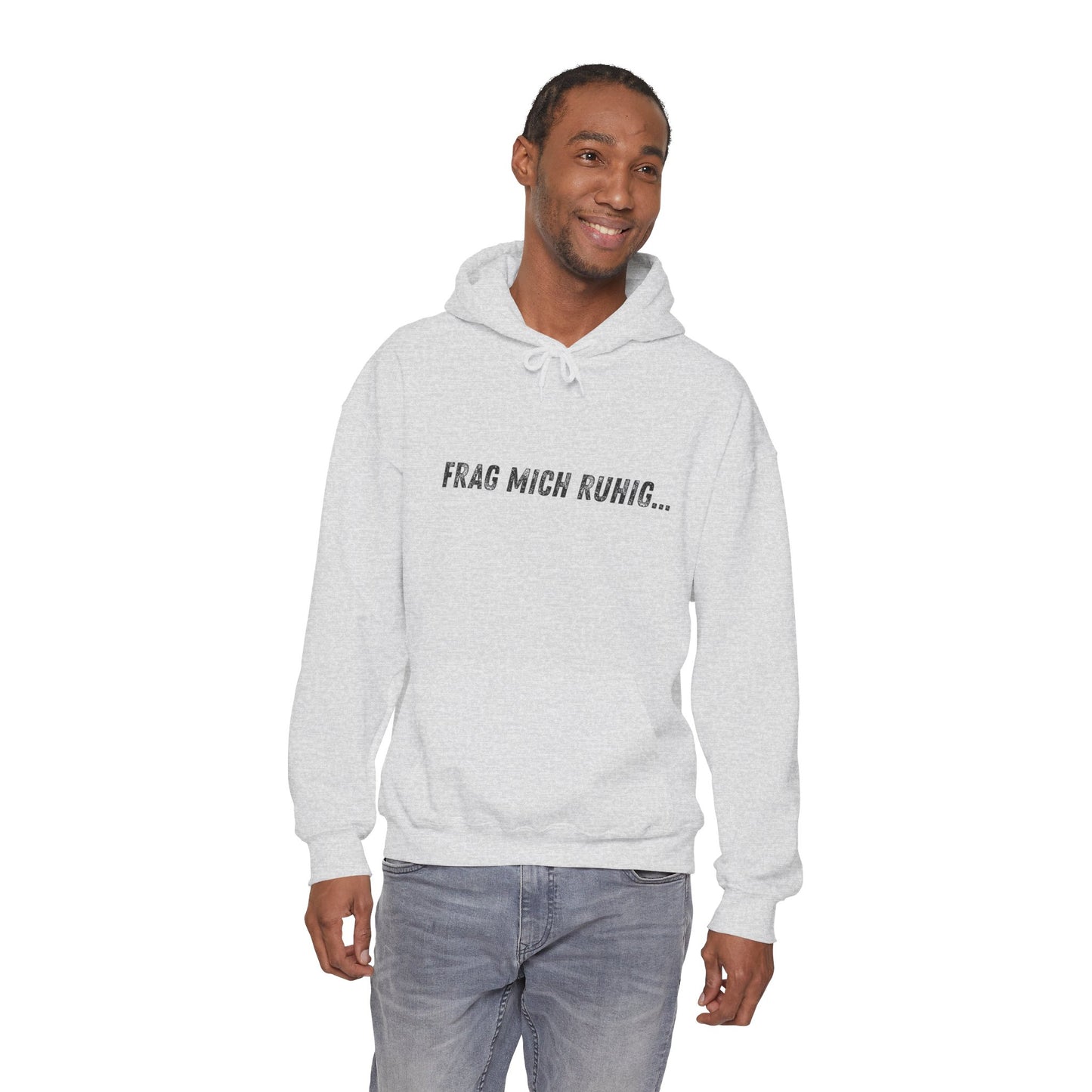 Hoodie Frag mich ruhig aber beschwer dich nicht ueber die Antwort Schwarzer Humor Unisex Pullover