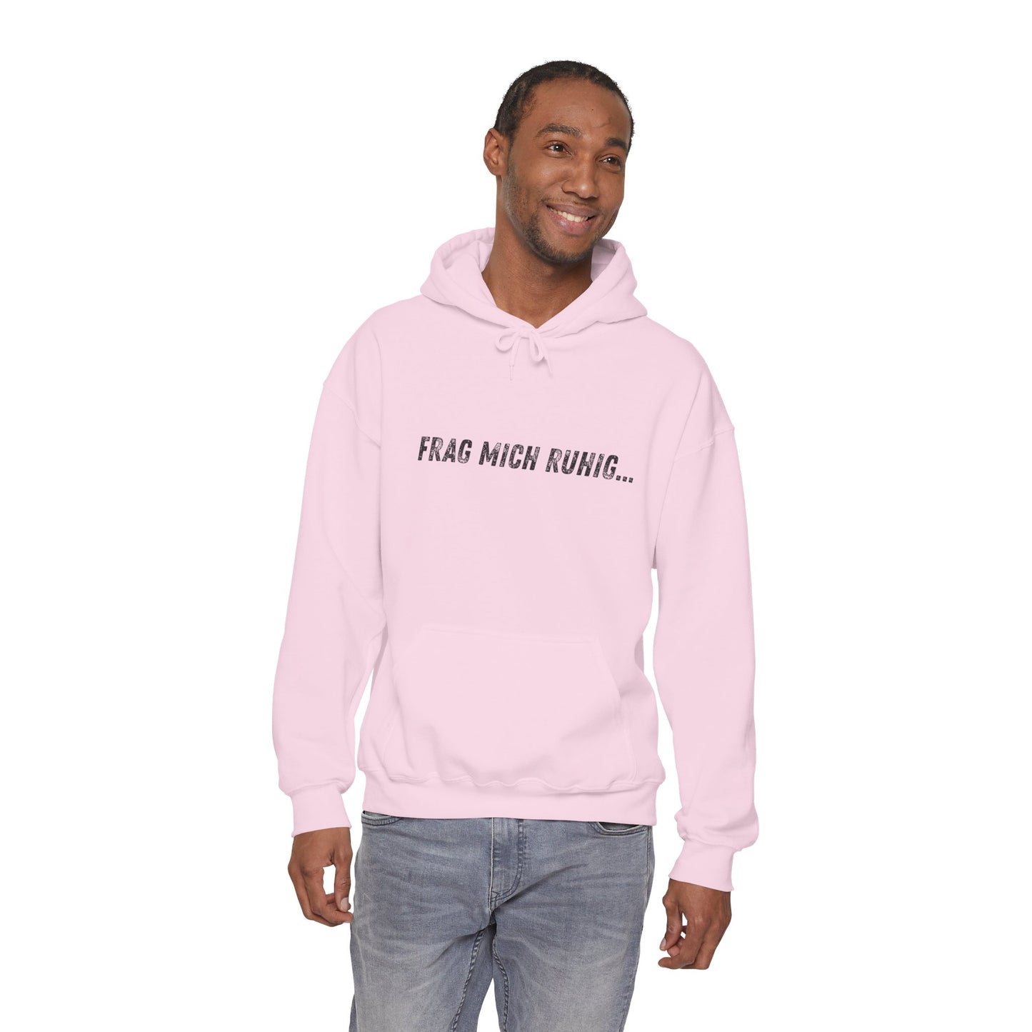 Hoodie Frag mich ruhig aber beschwer dich nicht ueber die Antwort Schwarzer Humor Unisex Pullover