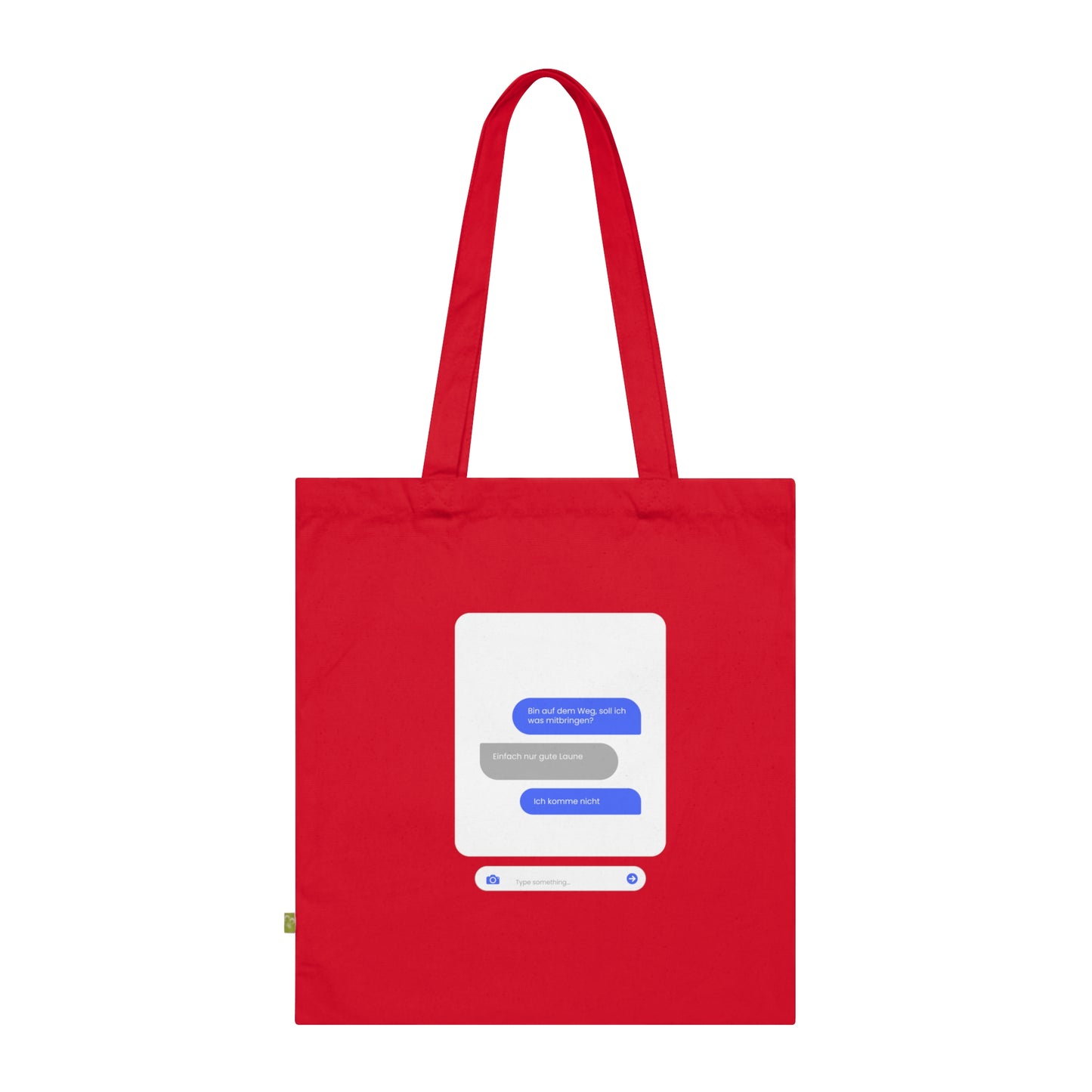 Lustige Chat Tote Bag Keine gute Laune Bio Baumwolle Tasche Humor Spruch Messenger Motiv