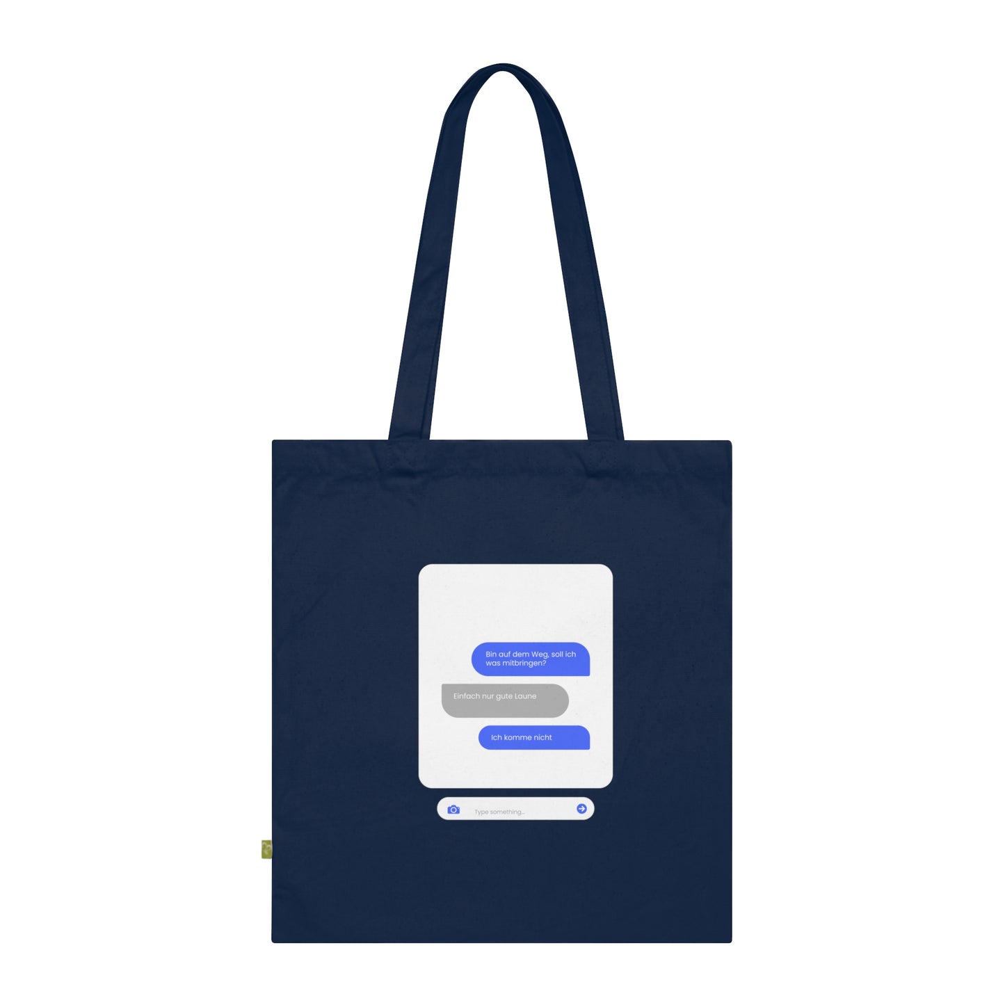 Lustige Chat Tote Bag Keine gute Laune Bio Baumwolle Tasche Humor Spruch Messenger Motiv