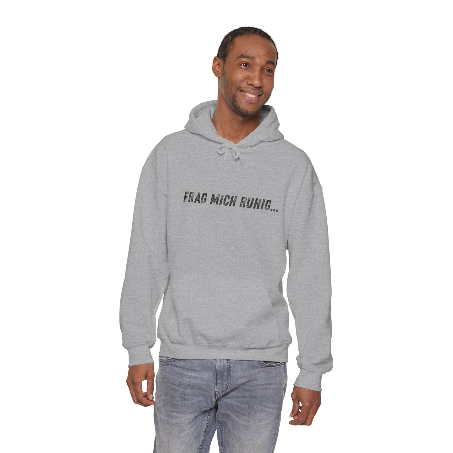 Hoodie Frag mich ruhig aber beschwer dich nicht ueber die Antwort Schwarzer Humor Unisex Pullover