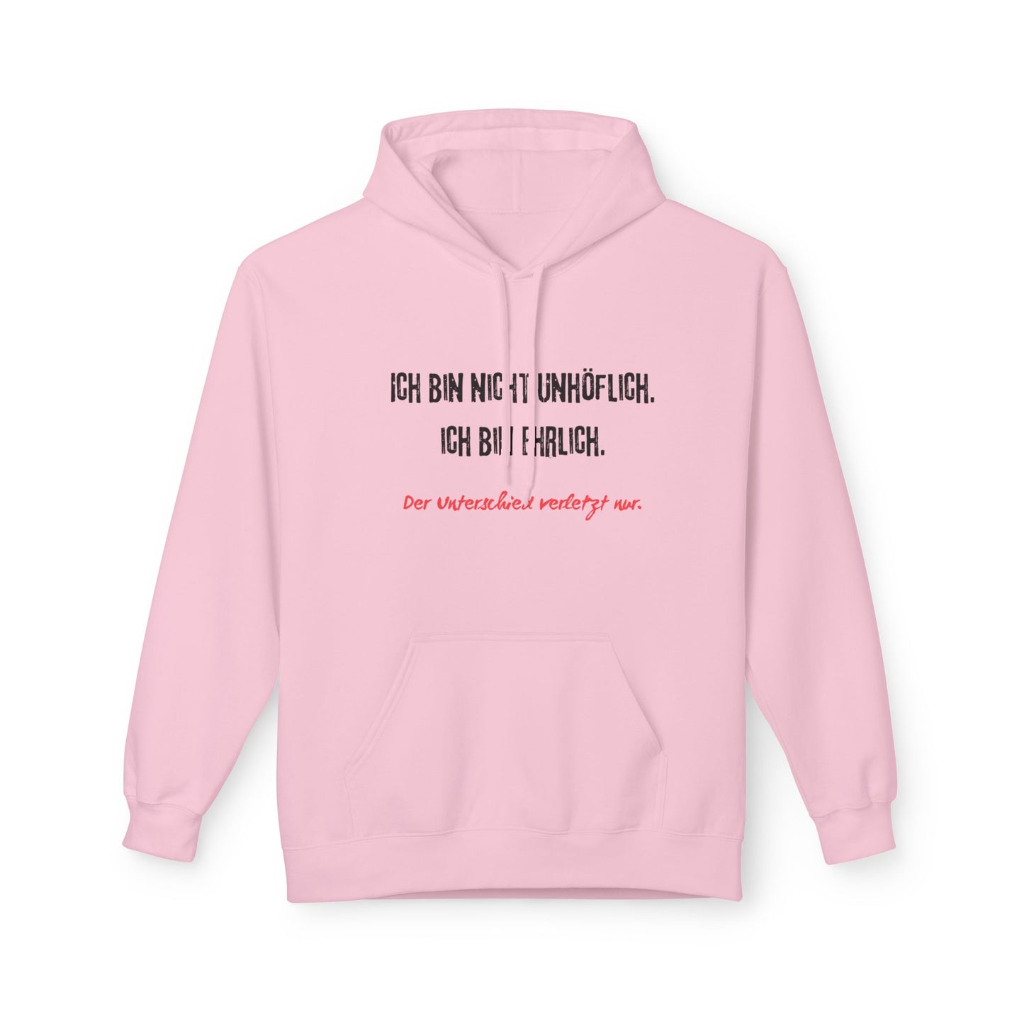 Ich bin nicht unhoeflich ich bin ehrlich Hoodie Lustiger Spruch Unisex Pullover Schwarzer Humor