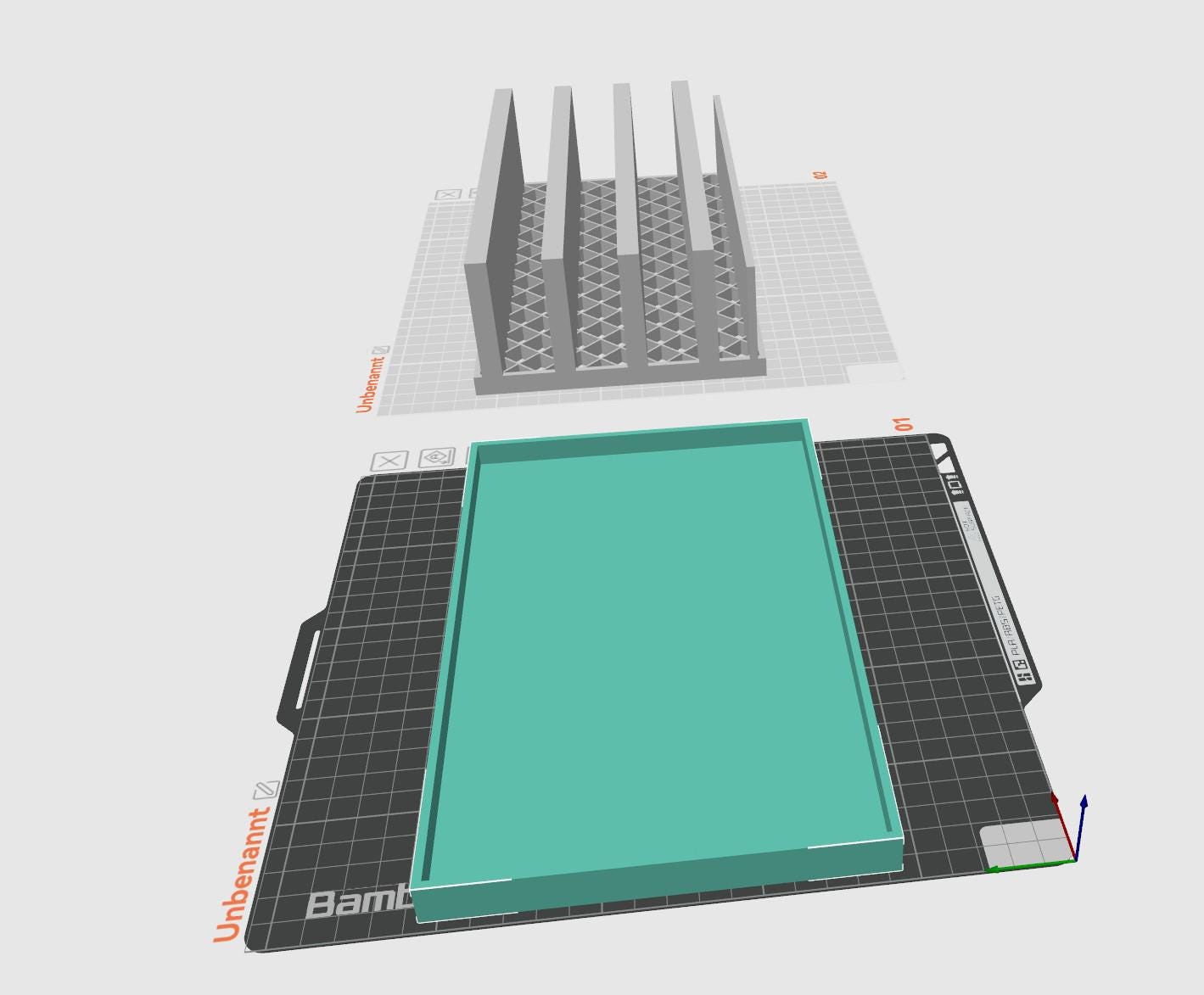 Printable Kitchen Organizer with Drip Tray - STL File for Cutting Boards & Utensils - 3D Printable Kitchen Gadget