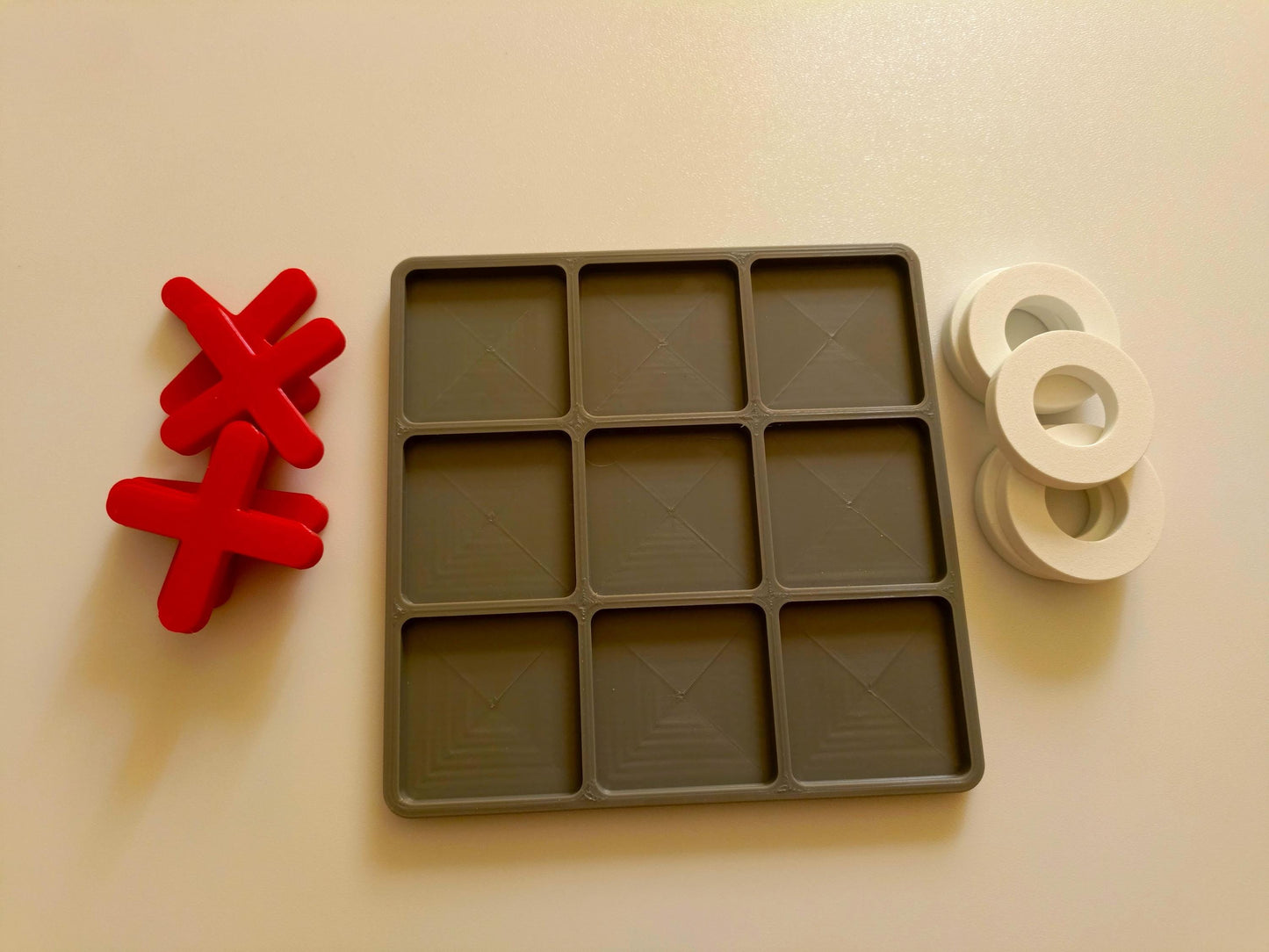 Tic Tac Toe STL File - 3D Printable Classic Game for DIY Fun