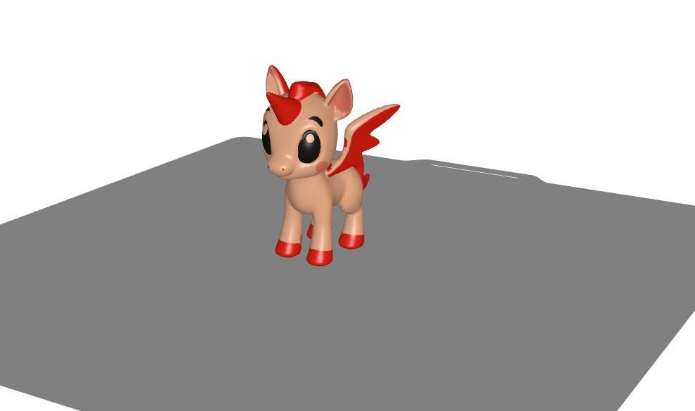 Adorable 3D Printable Unicorn STL – Cute Fantasy Figurine