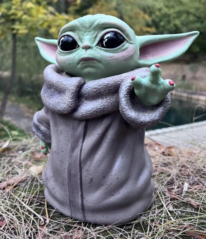 Baby Yoda STL – 12-Part Highly Detailed 3D Printable Figurine for Assembly