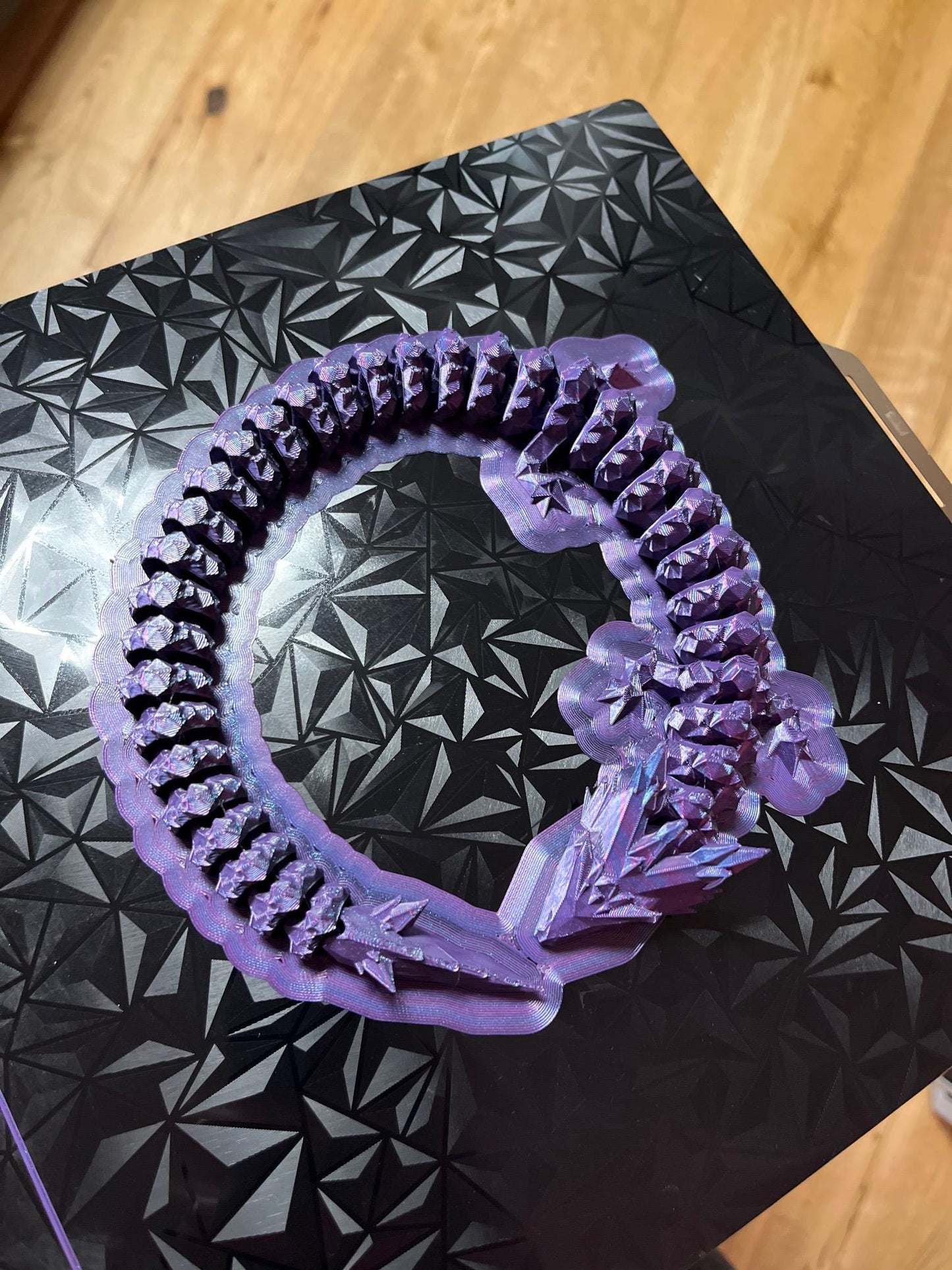 Crystal Flexi Dragon STL – Beweglicher Kristall-Drache zum 3D-Drucken