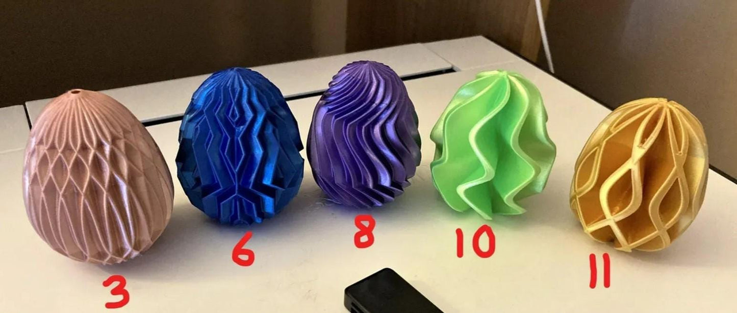 Ultimate Easter Egg STL Pack – 22 Unique 3D Printable Eggs + Display Stand