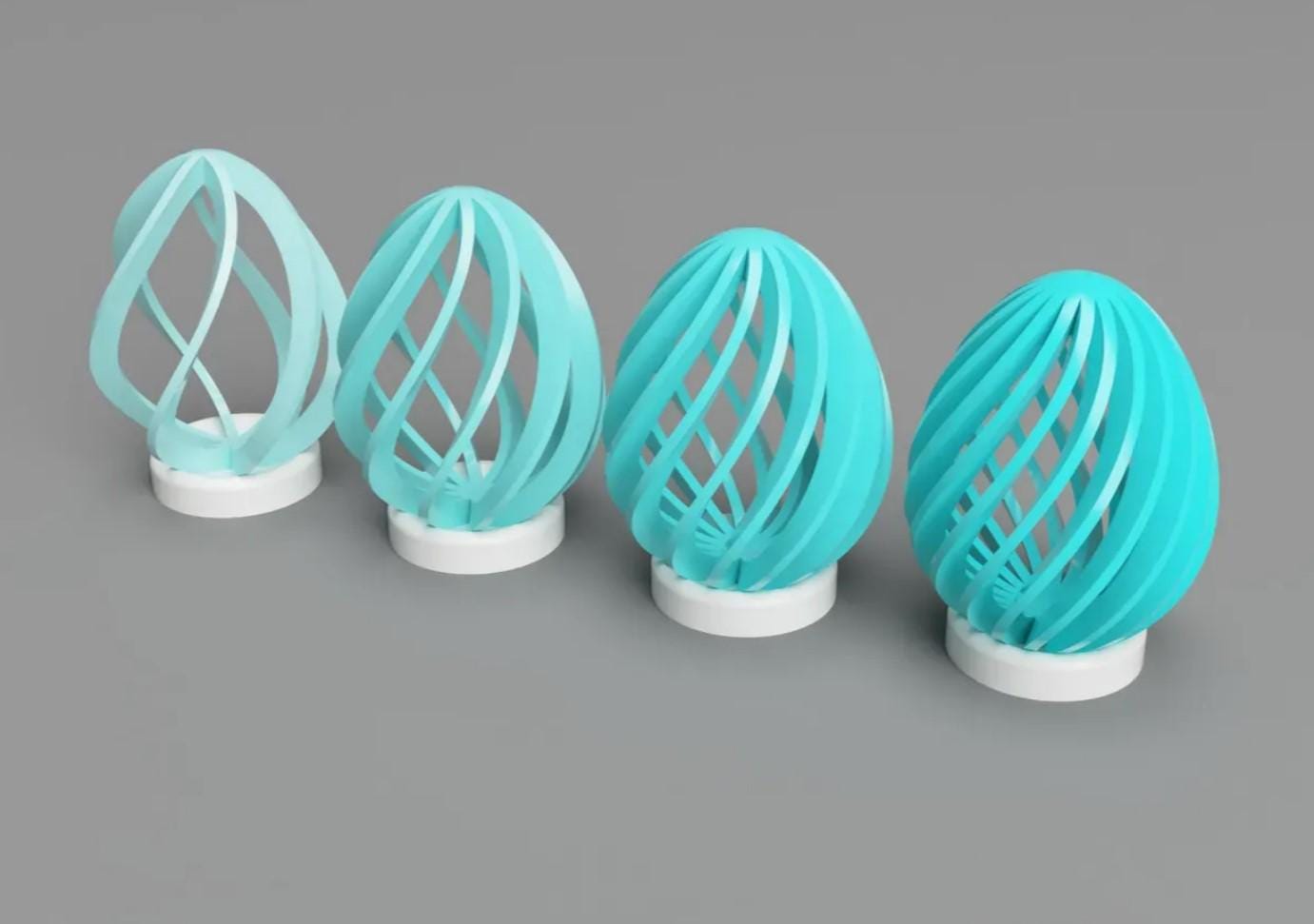 Ultimate Easter Egg STL Pack – 22 Unique 3D Printable Eggs + Display Stand