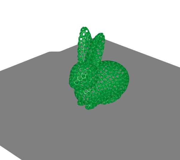 Voronoi Easter Bunny STL Pack – 4 Unique 3D Printable Flexi & Standing Rabbits