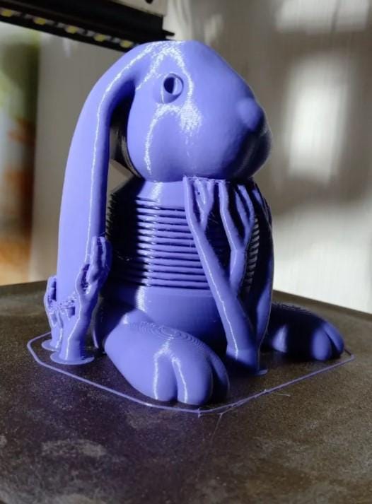Voronoi Easter Bunny STL Pack – 4 Unique 3D Printable Flexi & Standing Rabbits