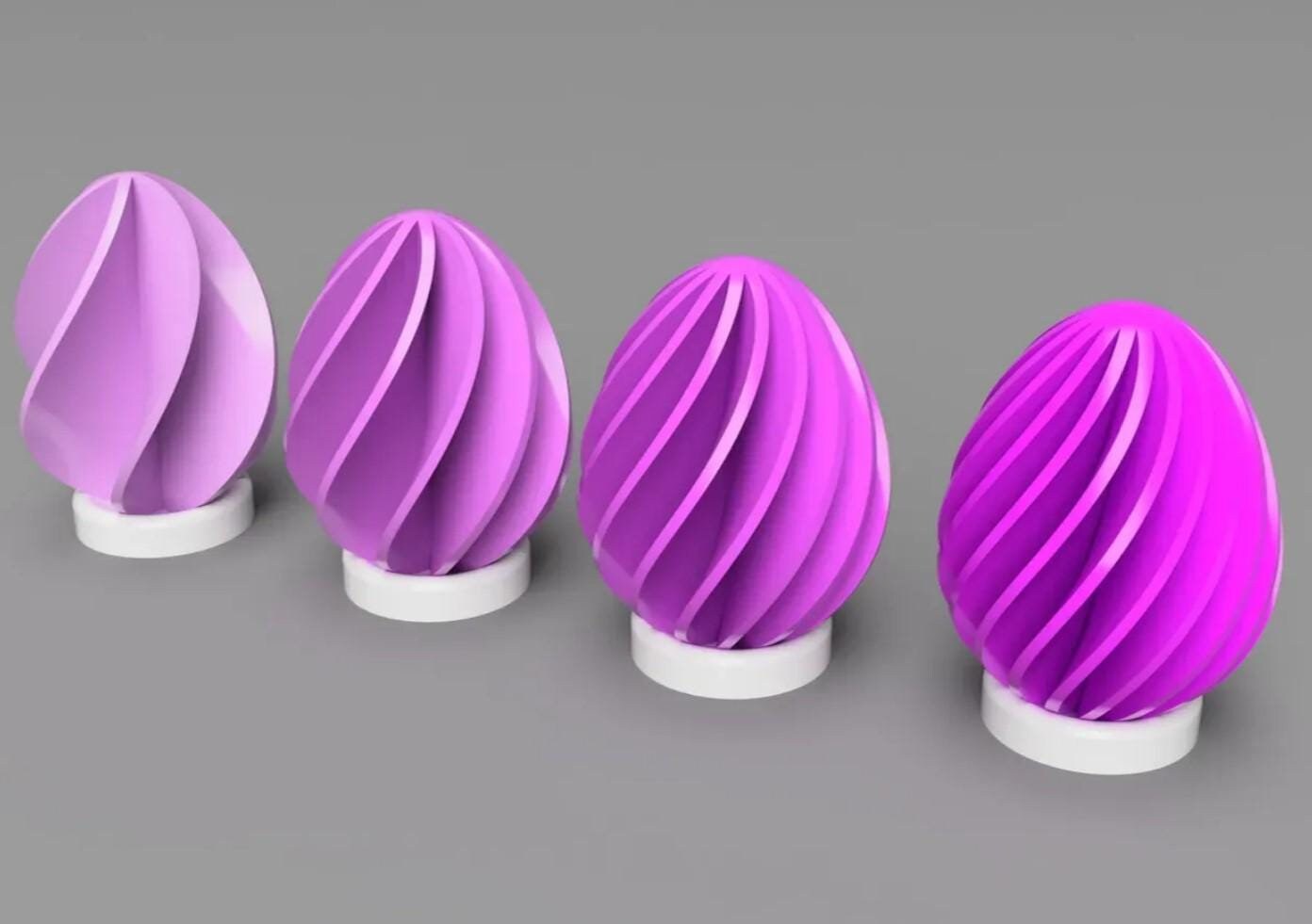 Ultimate Easter Egg STL Pack – 22 Unique 3D Printable Eggs + Display Stand