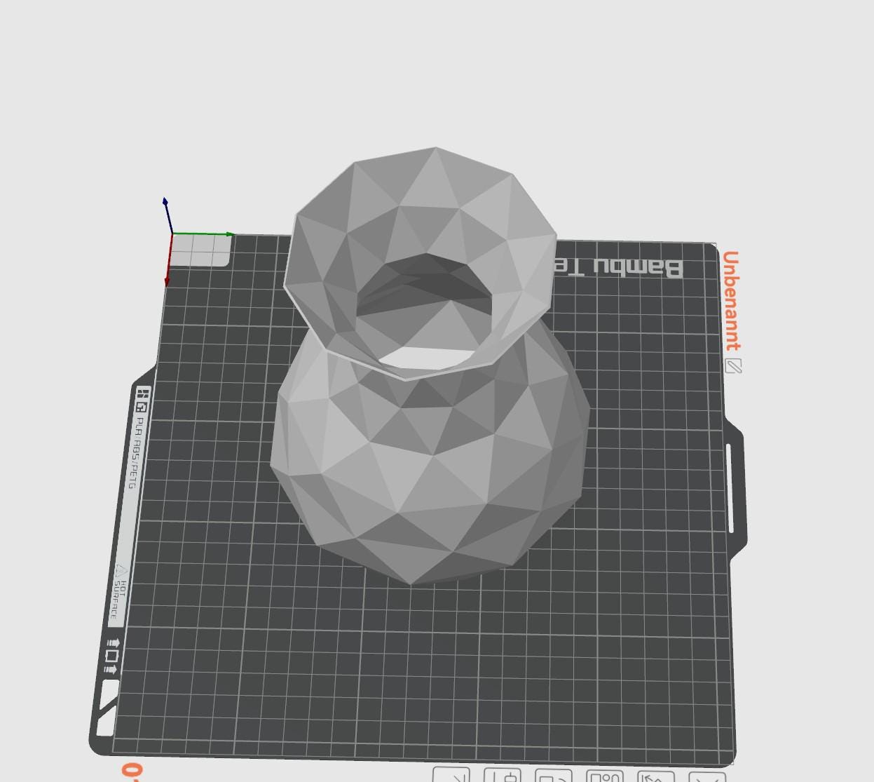 Polygon Vase STL File - 3D Printable Modern Geometric Design for Home Decor