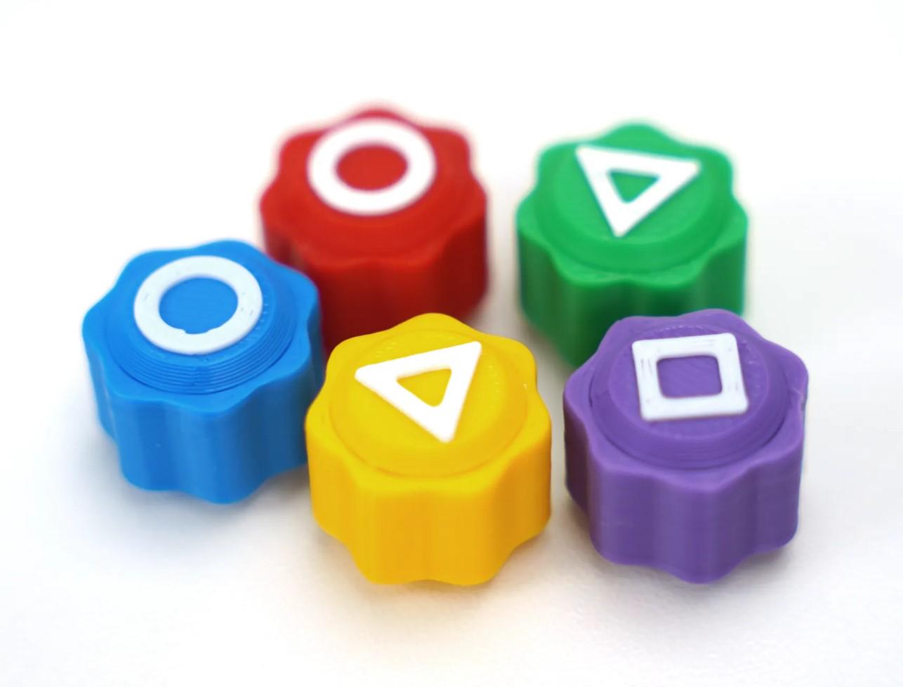 Squid Game Gonggi STL - 3D Printable Set with Box & Fillable Game Pieces