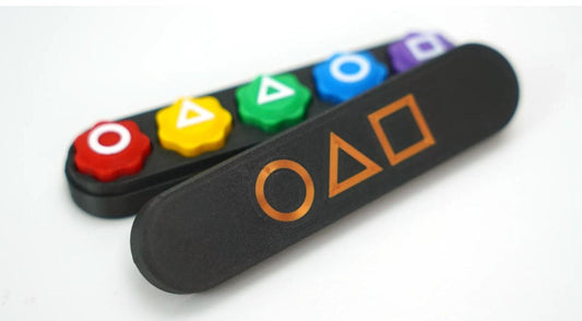 Squid Game Gonggi STL - 3D Printable Set with Box & Fillable Game Pieces