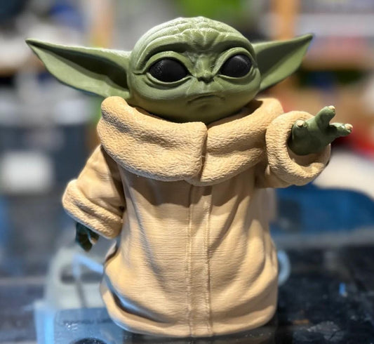 Baby Yoda STL – 12-Part Highly Detailed 3D Printable Figurine for Assembly