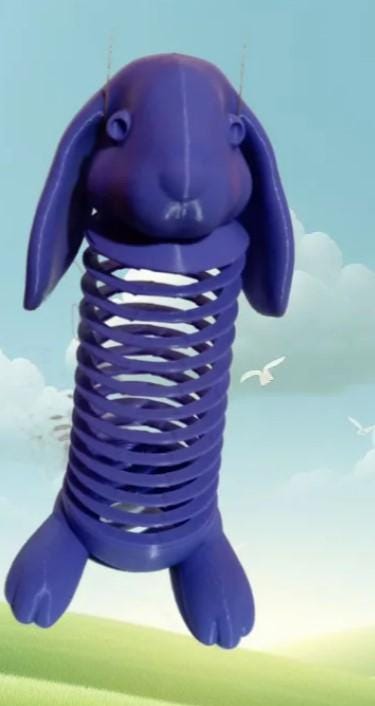 Voronoi Easter Bunny STL Pack – 4 Unique 3D Printable Flexi & Standing Rabbits