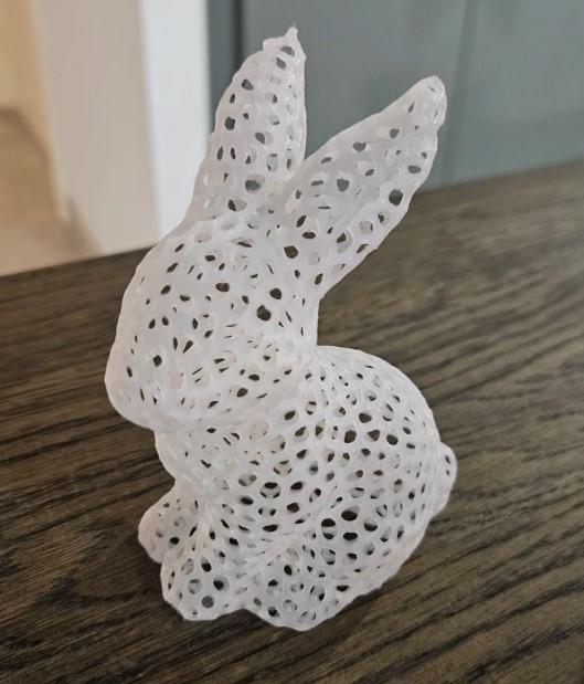 Voronoi Easter Bunny STL Pack – 4 Unique 3D Printable Flexi & Standing Rabbits