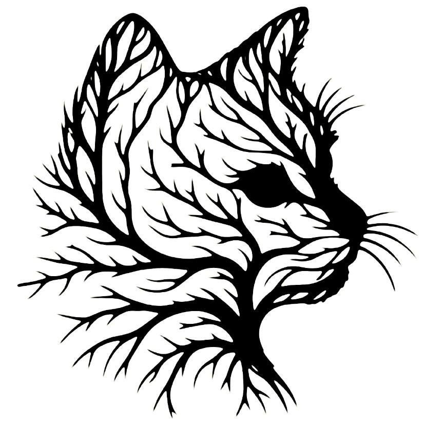 Cat Wall Art STL – 3D Printable Scalable Wall Decor for Cat Lovers