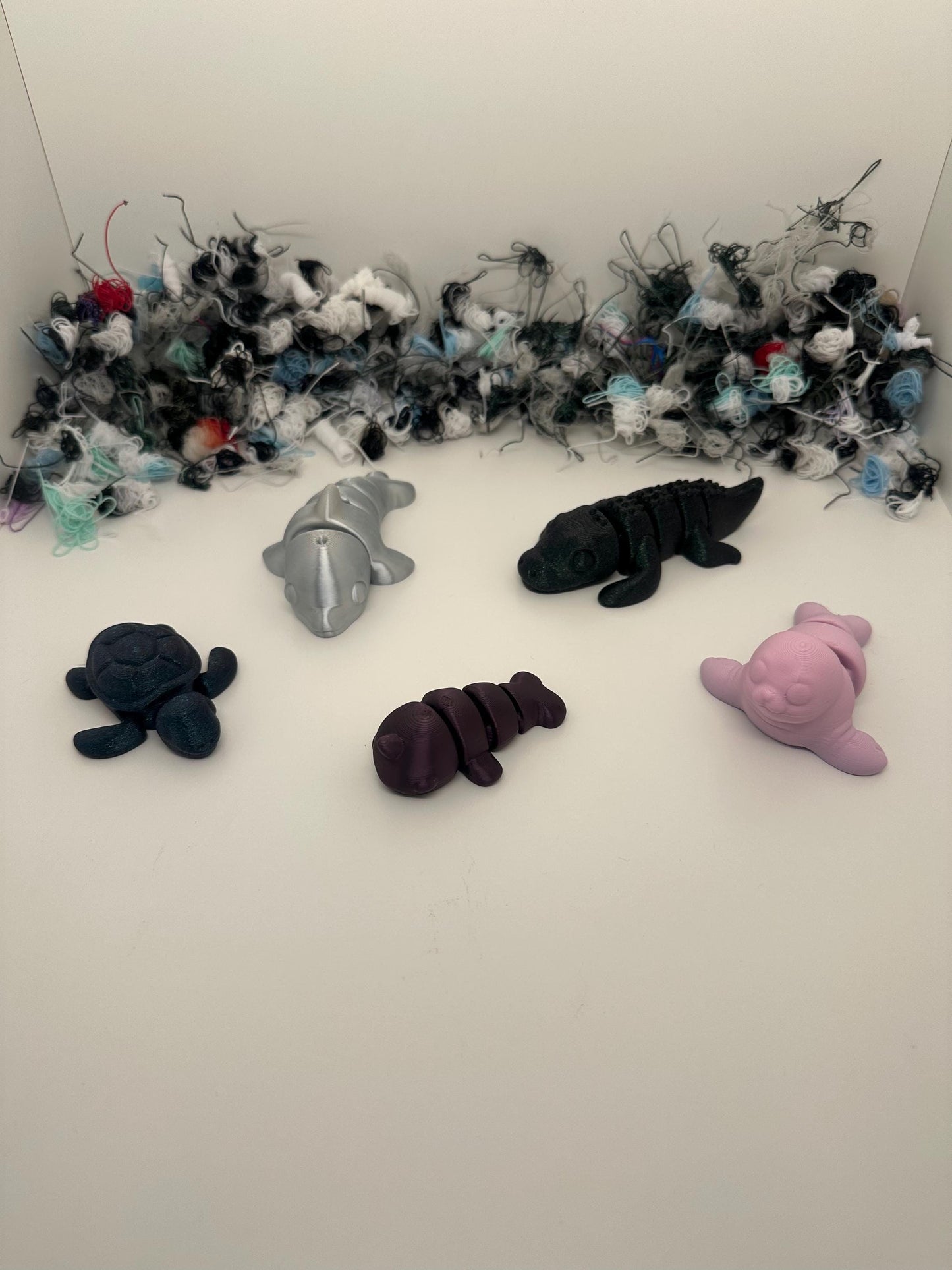 Ocean Animals STL Bundle – 5 süße Meerestiere supportfrei zum 3D-Drucken