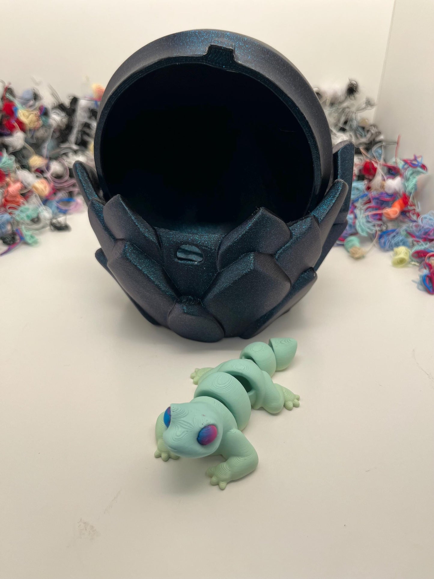 Giant Egg &amp; Flexi Creatures STL – Dragon, Dino, Lizard | 3D Print Egg Set