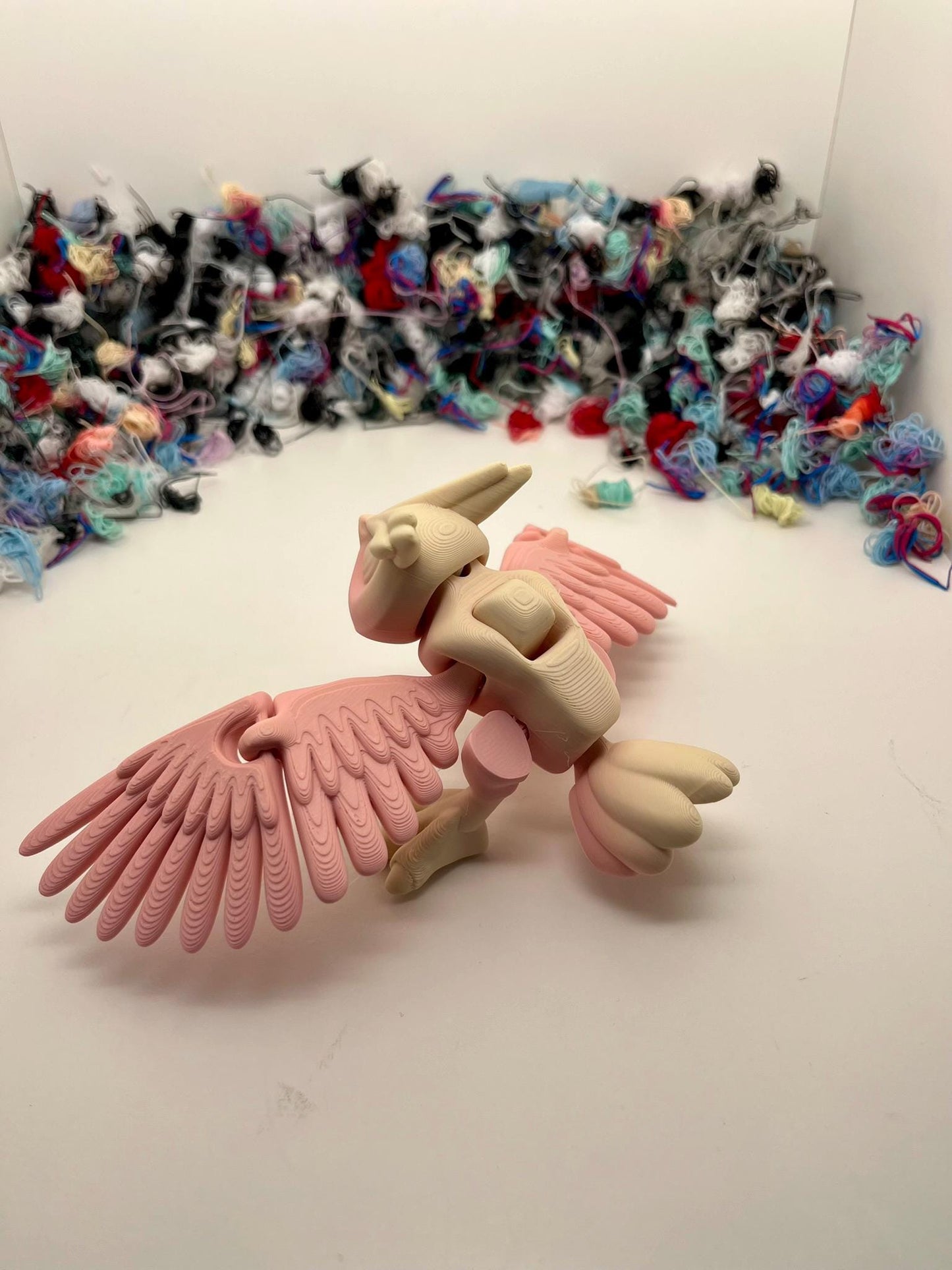 Articulated Owl STL – Bewegliche Eule mit Flügelschlag für 3D-Druck