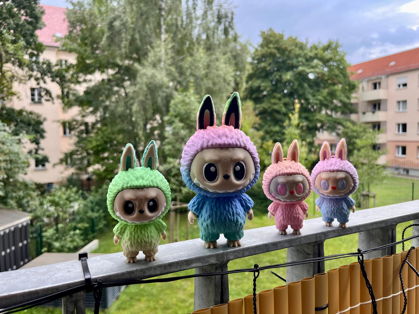 La Bubu STL Set – 2 Figures, Scalable &amp; Keyring Eyelet, DIY Assembly, Family