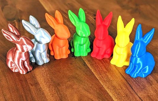 Voronoi Easter Bunny STL Pack – 4 Unique 3D Printable Flexi & Standing Rabbits
