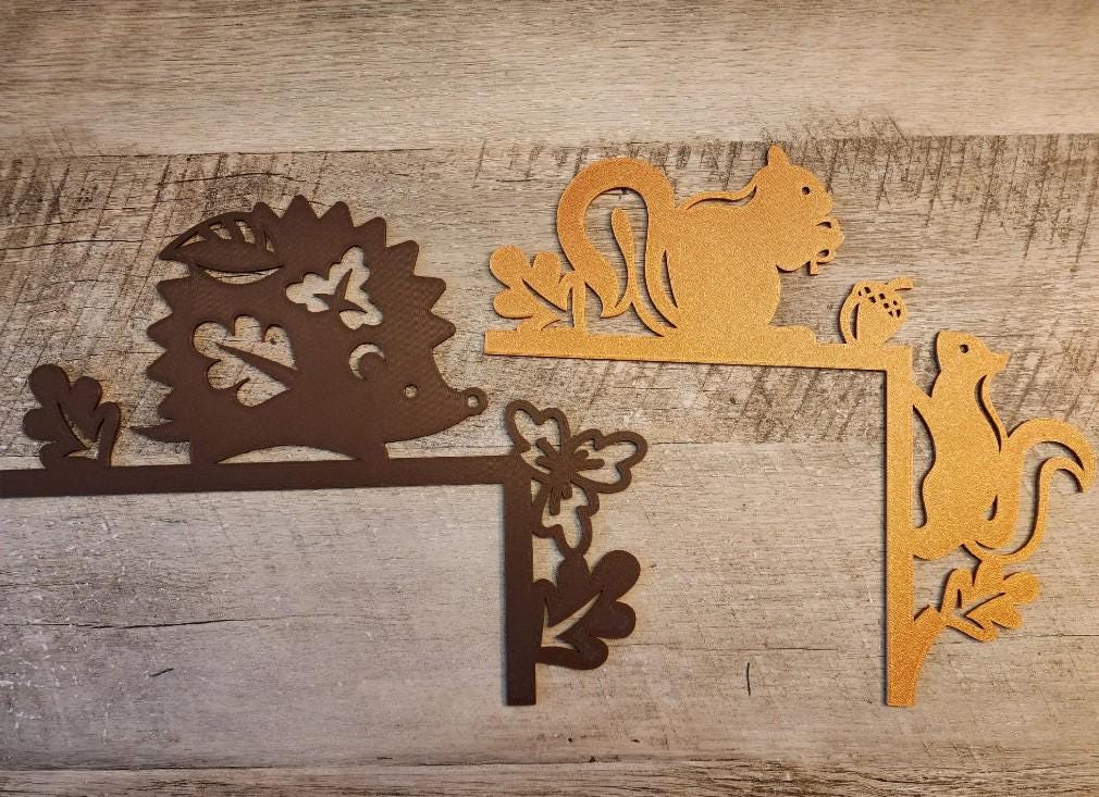 Door Corner STL Set – 9 Autumn, Halloween &amp; Thanksgiving 3D Printed Decorative Designs