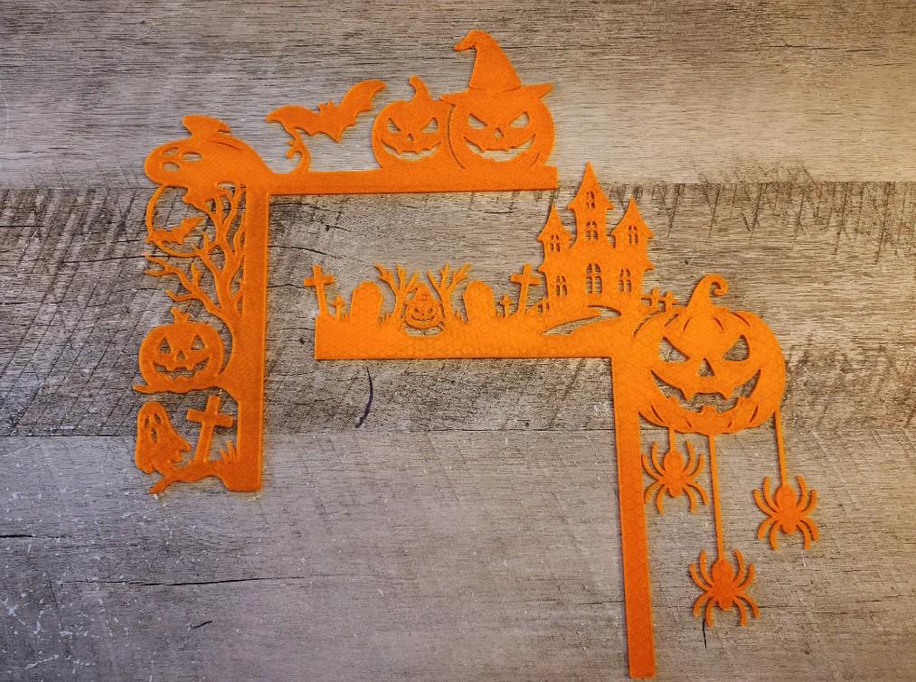 Halloween Door Corners STL – 18 Different 3D Printable Decorative Designs for Doors &amp; Walls