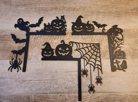Halloween Tür-Ecken STL – 18 Verschiedene 3D Druckbare Deko-Designs für Türen & Wände