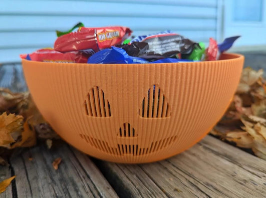 Halloween Candy Bowl STL – Skalierbare 3D Druck Schüssel für Süßigkeiten & Deko