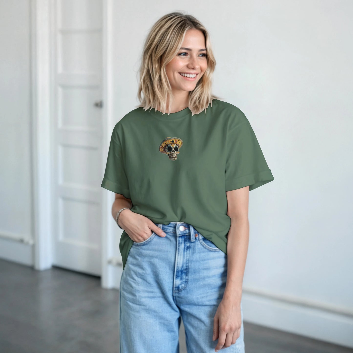 Deadly Rodeo T-Shirt – Skull Sombrero Western Graphic Tee | Ride Hard Afterlife Shirt